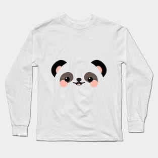 Cute panda face Long Sleeve T-Shirt